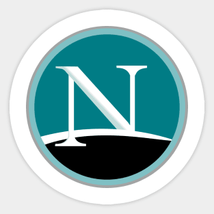 Net Scape Sticker